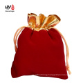 New design soft gift velvet pouch